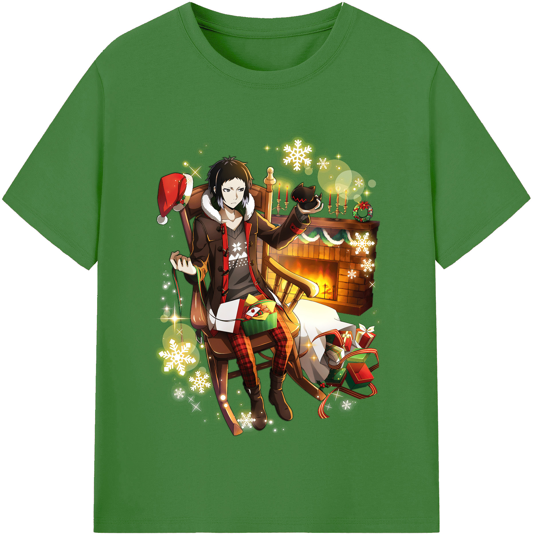 （画像用） 文豪ストレイドッグス Bungo Stray Dogs レディースカジュアルプリントTシャツ（綿100％）